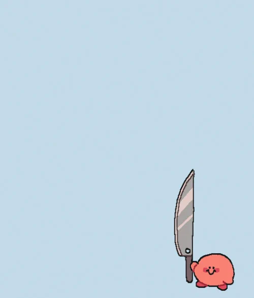 also want to repost my fave kirby i drew 😏🗡️ 