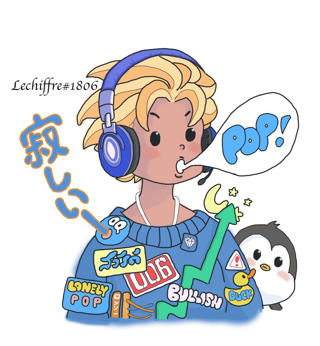 myshinskii's tweet photo. @LonelyPopNFT @BushRobins @0xstudio This is my fan-art and video of me drawing and painting (speeded up). I’ve mixed two of my favourite sneak pics and added something from myself, something that I feel about this project. Whole process took me about 5 hours ♥️ #LonelyPopFanArt https://t.co/XTzcjTgP5d