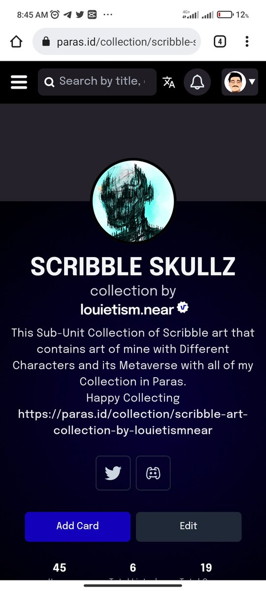 louietism_near's tweet photo. This is the Second phase of Scribble skullz....

This Sub-Unit Collection of Scribble art that contains art of mine with Different Characters and its Metaverse with all of my Collection in Paras.

$near #nearnft #NEARUSDT #near

🚀🚀🚀🚀 https://t.co/Pf19Hg5qB4