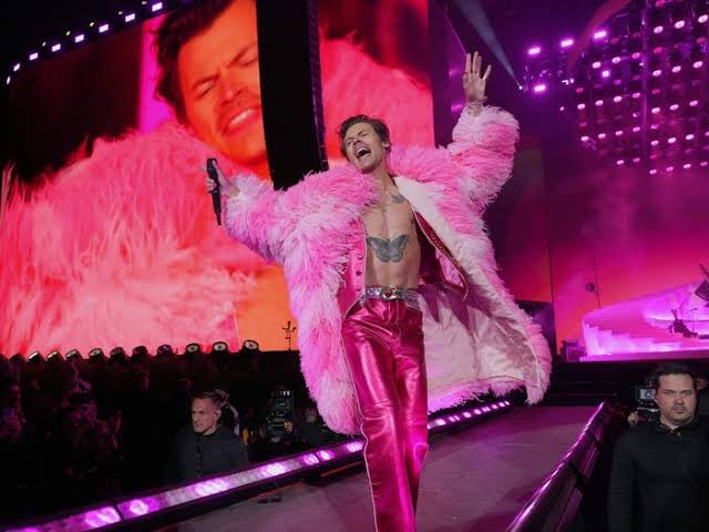 kawaiidoll991's tweet photo. Diablos. Harry Styles es definitivamente Doflamingo… #onepiece #HarryStyles https://t.co/j12MfDK7Bd