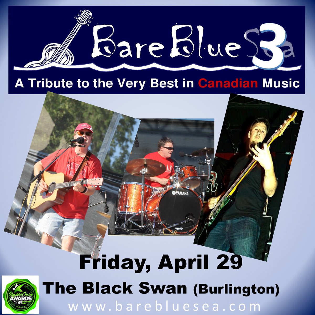 Last minute show to announce this Friday night @BlackSwanBurl. 9:30 start.