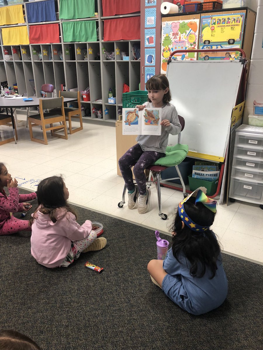 Loved having this sweet teachers’ helper today!  And the kids loved her too!@MiddleCreekES