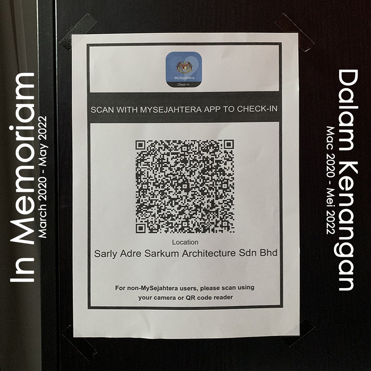 SASquared_arch's tweet image. Jomlah Scan!!! 
For the few last times as we head into normalcy. 😄😄😄

#mco #covid19 #newnormal