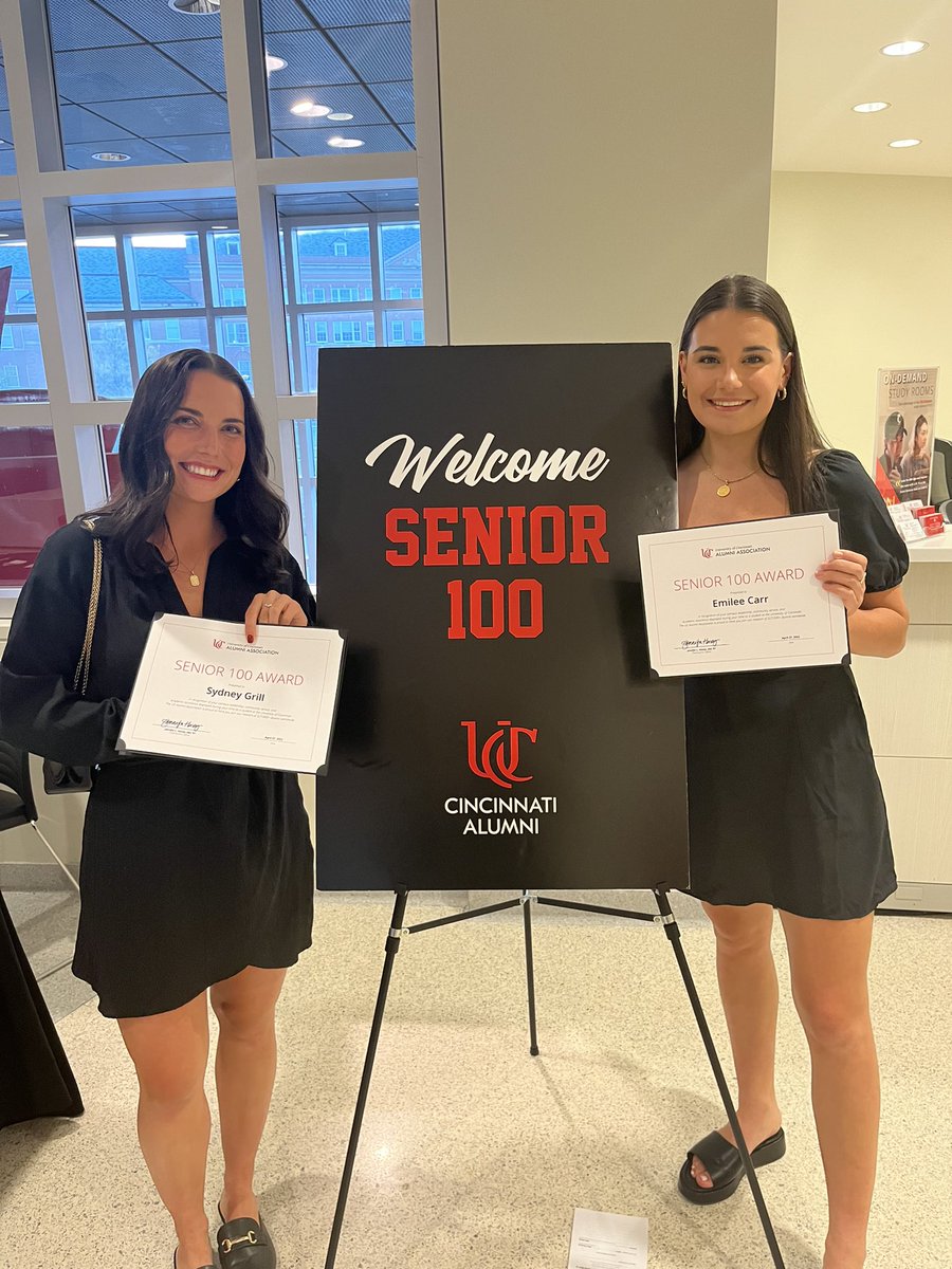 Very proud father tonight! My daughter <a href="/emileecarr11/">em carr</a> was nominated as a Top 100 graduating senior for the entire <a href="/uofcincy/">University of Cincinnati</a> graduating class!  Thanks for honoring her <a href="/uofcincyalumni/">UC Alumni</a>