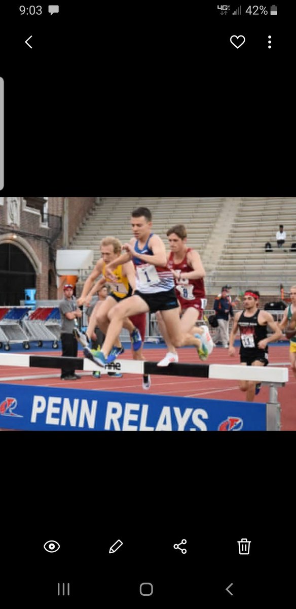 OldBridgeTrack&Field (@oldbridgetf) on Twitter photo Travis Mahoney takes on a highly competitive field in the PENN RELAYS Olympic Development 3000 meter steeplechase on Friday at 8:25pm!! Good Luck Trav!👊👊 Travis Mahoney takes on a highly competitive field in the PENN RELAYS Olympic Development 3000 meter steeplechase on Friday at 8:25pm!! Good Luck Trav!👊👊