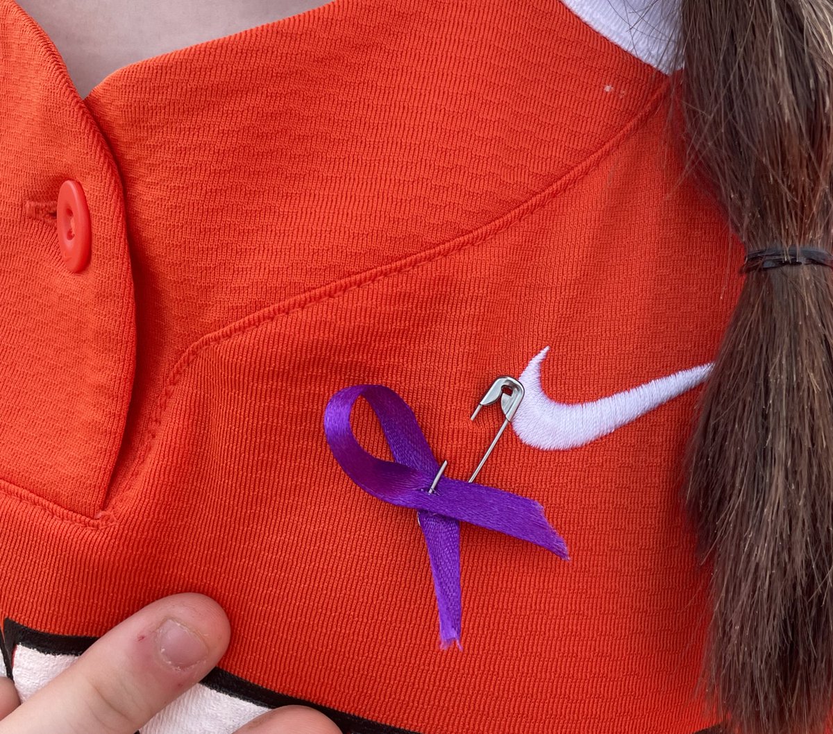MsHersleyPE's tweet photo. BGMS wore purple tonight to represent @JMUSoftball prayers go to their coaches, players, and athletic department! @bghs_softball https://t.co/feywxBAbNm