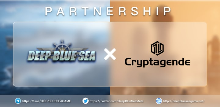 DeepBlueSeaMeta's tweet photo. 📢ANNOUNCEMENT📢 

🎉#DeepBlueSea is thrilled to announce the strategic #partnership with @CryptagendeGame! 🥳 

 #Cryptagende Verse – A triple-A Metaverse game led by a former Ubisoft crew!

We will further cooperate in the #NFT and #GameFi field.
#P2E #gamefi #BSC https://t.co/WRTlpPVoLe