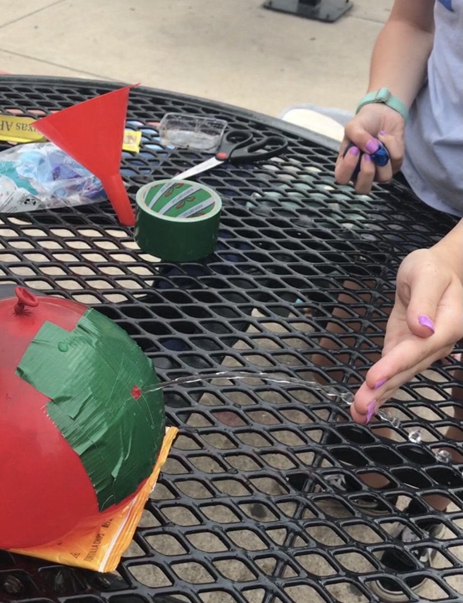 ZSTEMZachry's tweet photo. Trying the “frozen water” balloon TikTok idea… https://t.co/O5ocyAPHC8