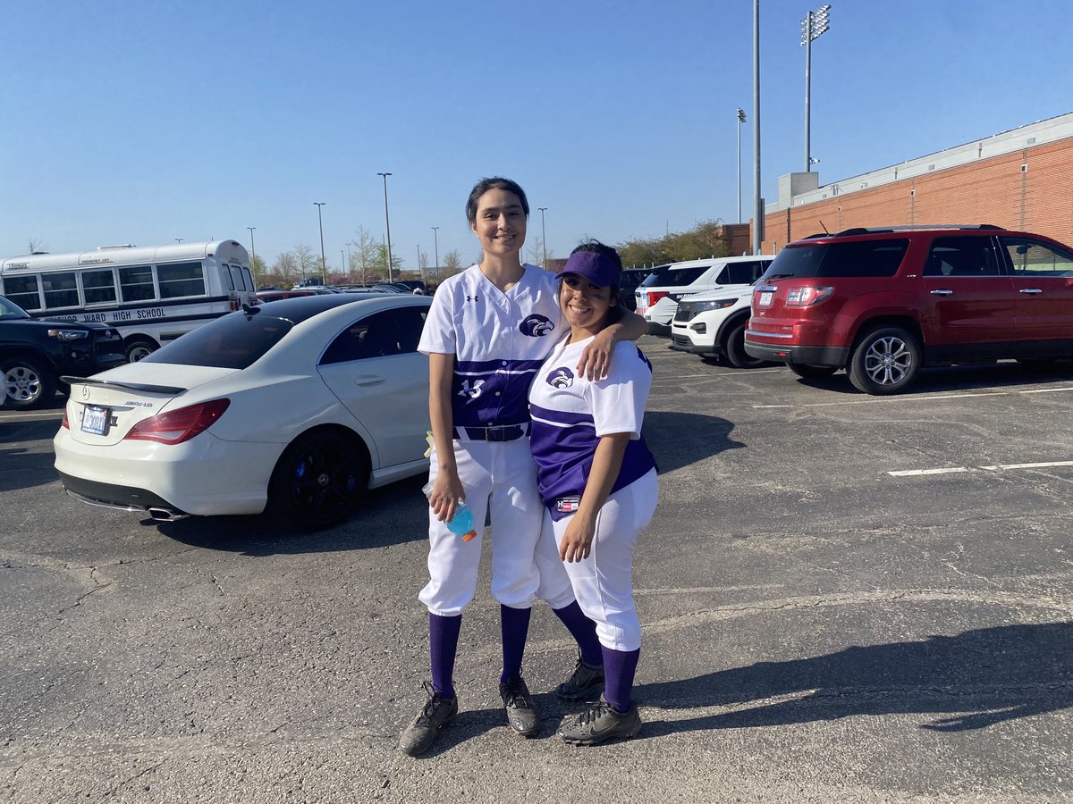 almarosashall's tweet photo. I'm proud to see these two seniors keeping the dream alive. I am proud to serve and promote sports to the wyandotte community #girlpower https://t.co/NQ9TeRw2fY
