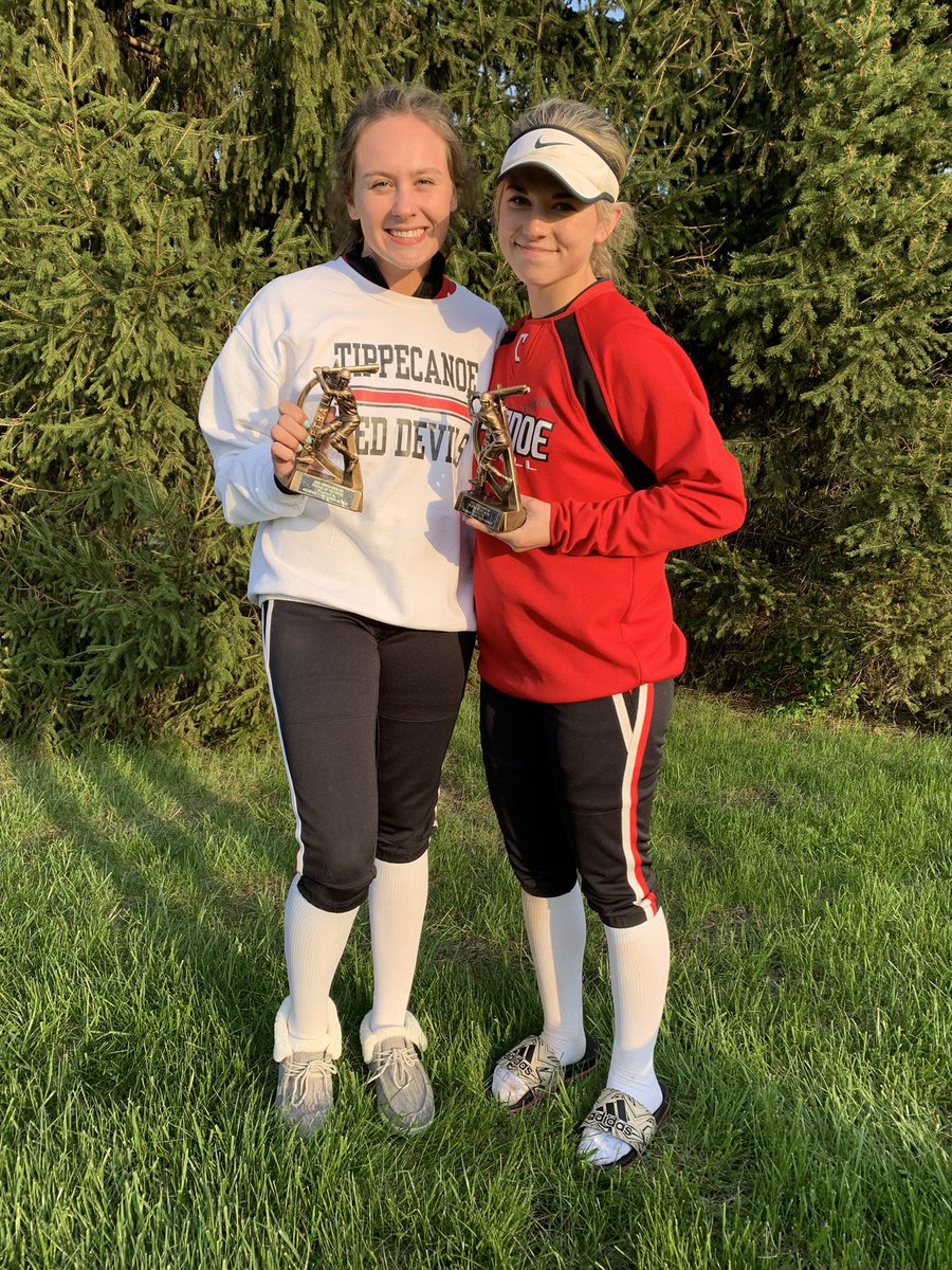 Big congratulations to our 2 Players of the Week!!! 

Charli Clausen hit 6-14 with a HR + 3 RBI!!!

Emma Davis hit 6-13 with a triple, 2 BB + 3 RBI!!!

A big week from both of these players making it  difficult to choose… and both so deserving!!

Way to go ladies!!!🤘🏼👹🤘🏼#TIPPSB