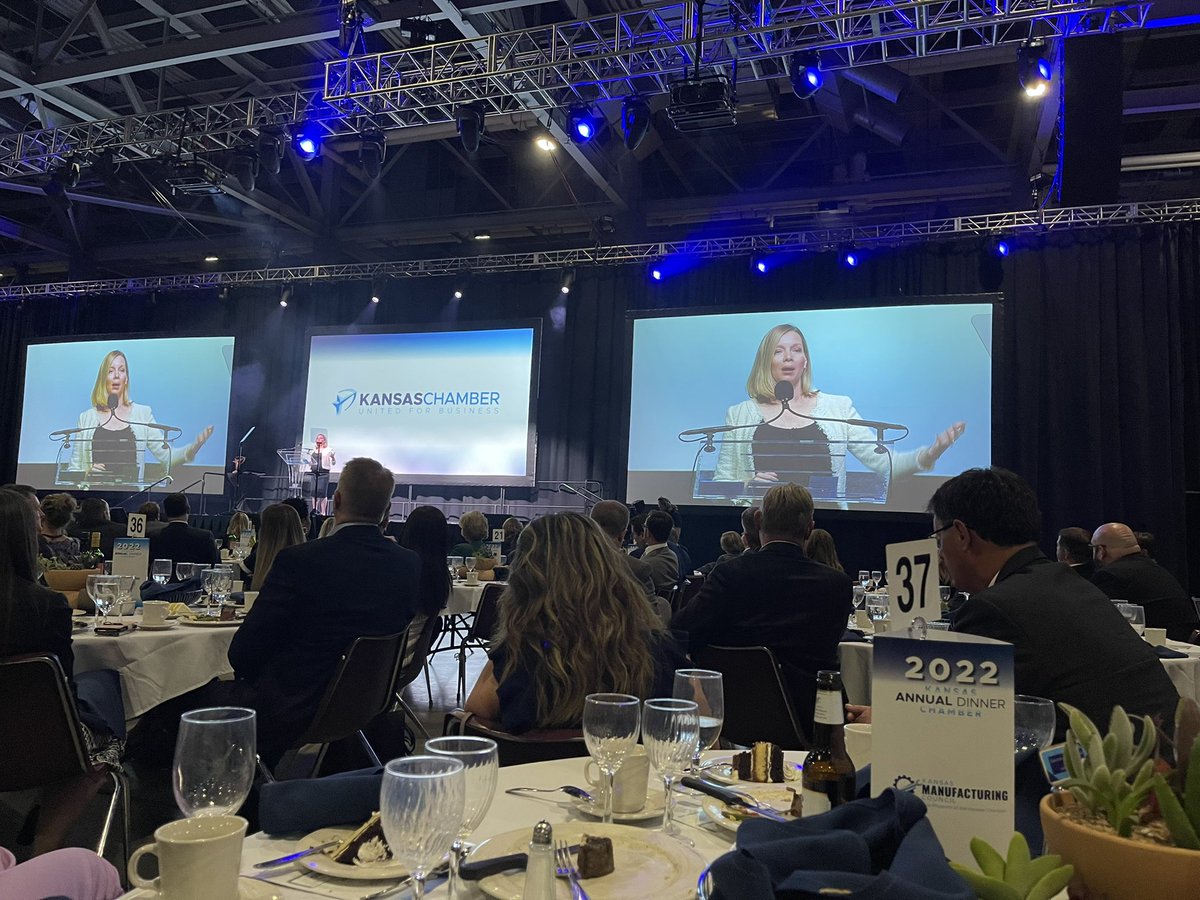 Great job <a href="/KansasChamber/">The Kansas Chamber</a> at Kansas Annual Dinner #2022