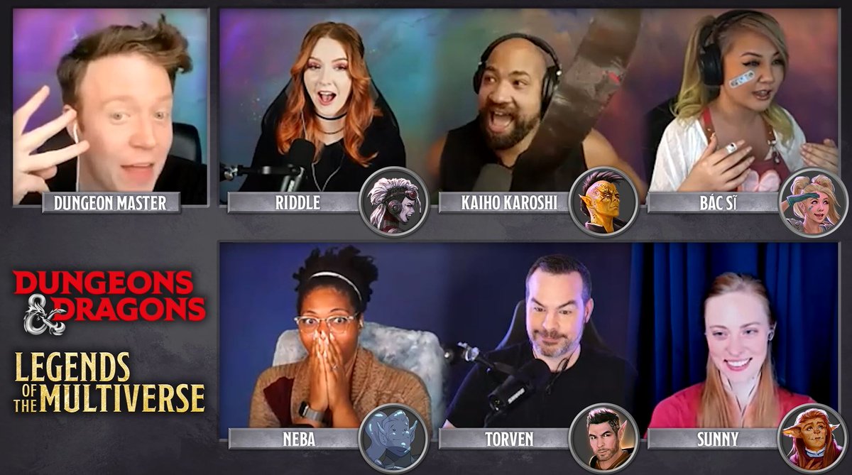 Tallsquall's tweet photo. Congratulations to the whole cast of #LegendsOfTheMultiverse! What an amazing debut session! It is all fun and games until @BDaveWalters pulls out a sword!
Can't wait to see all the Swashbuckling Shenanigans! https://t.co/UEDbHZKU4d