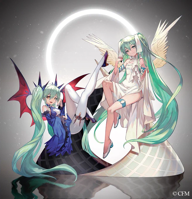 TENITOL第1弾フィギュア「光と闇の初音ミク」原案イラストを描き下ろさせていただきました。
よろしくお願いいたします(╹◡╹) 