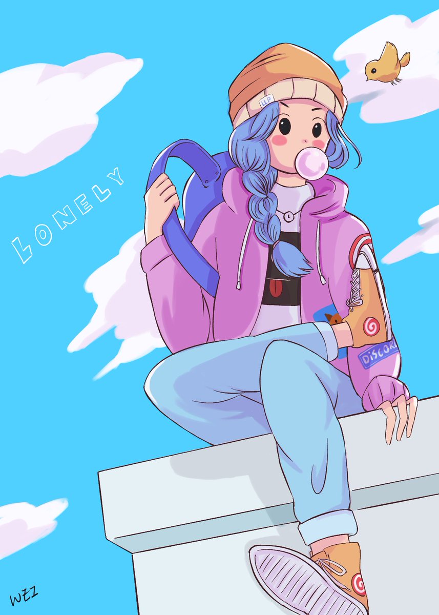 KakuraSougo's tweet image. Lonely together.

@LonelyPopNFT 
#LonelyPopFanArt