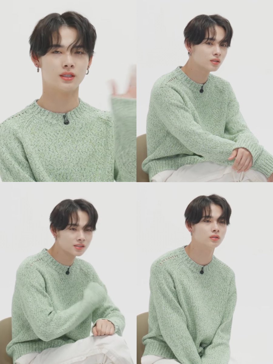 nnikikun's tweet image. this mint green colour on ni-ki suits him so well 💚