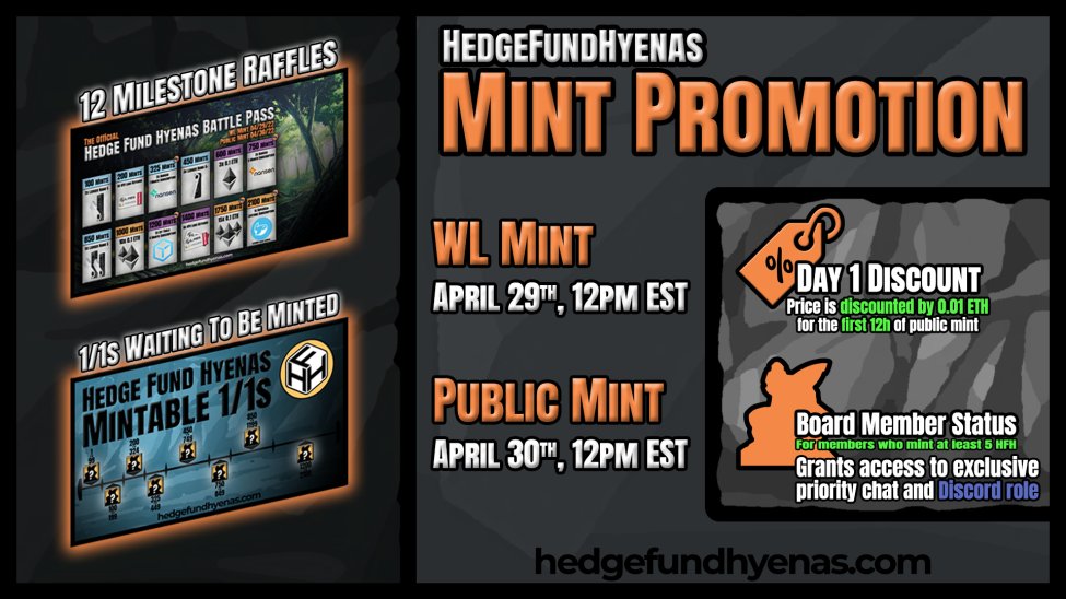 hfhjoven's tweet photo. ✅Proven track record
✅Incentives for minting early
✅Built for longevity
🔥 Whitelist Mint this Friday 
🔥 Public Mint this Saturday
☄️https://t.co/ODVyhpecZm https://t.co/RLmxPfOoyx