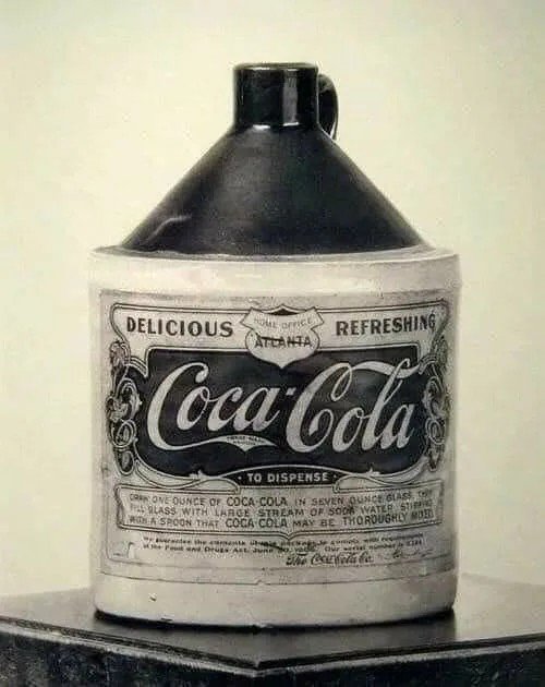 PPathole's tweet image. This is the first publicly sold bottle of Coca-Cola in 1894 which contained 3.5 grams of cocaine. Bring it back.