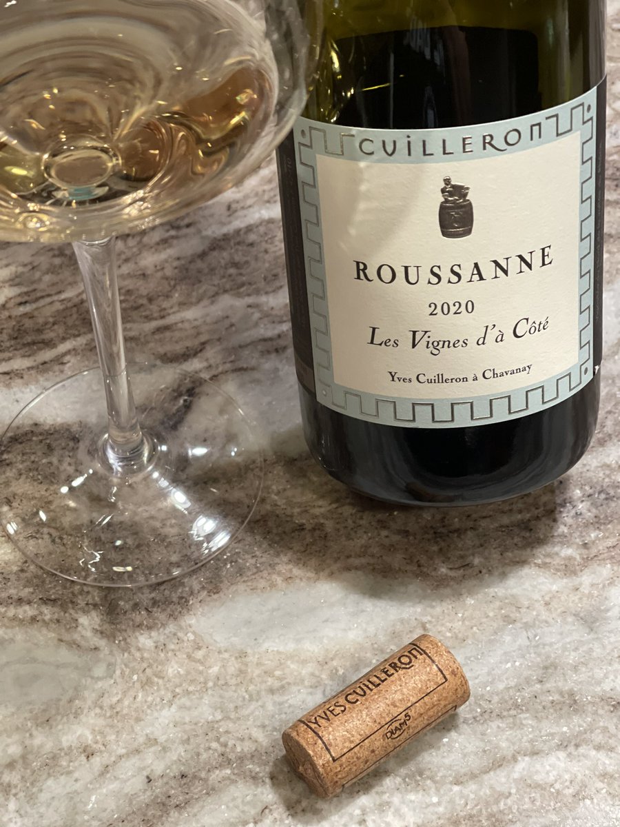 Roussanne ✔️Cuilleron✔️✔️. This will work! #wine #cheers