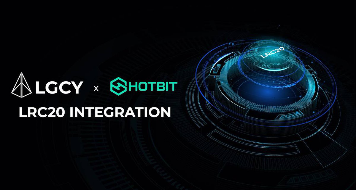 LGCYNetwork's tweet photo. We are pleased to announce that Hotbit has successfully integrated our native $LGCY tokens (LRC20) and are now officially open for withdraws/deposits! https://t.co/NN1O8OC9fH