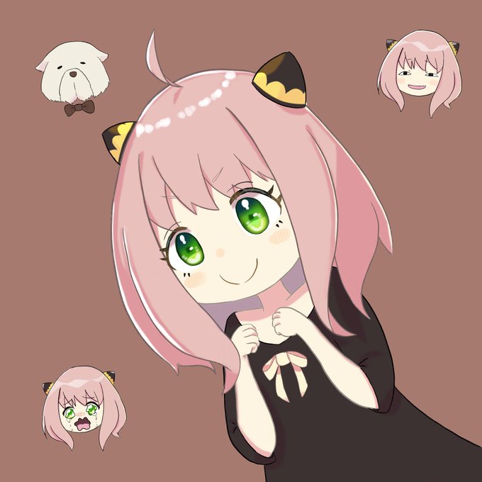 アーニャ可愛いのtwitterイラスト検索結果