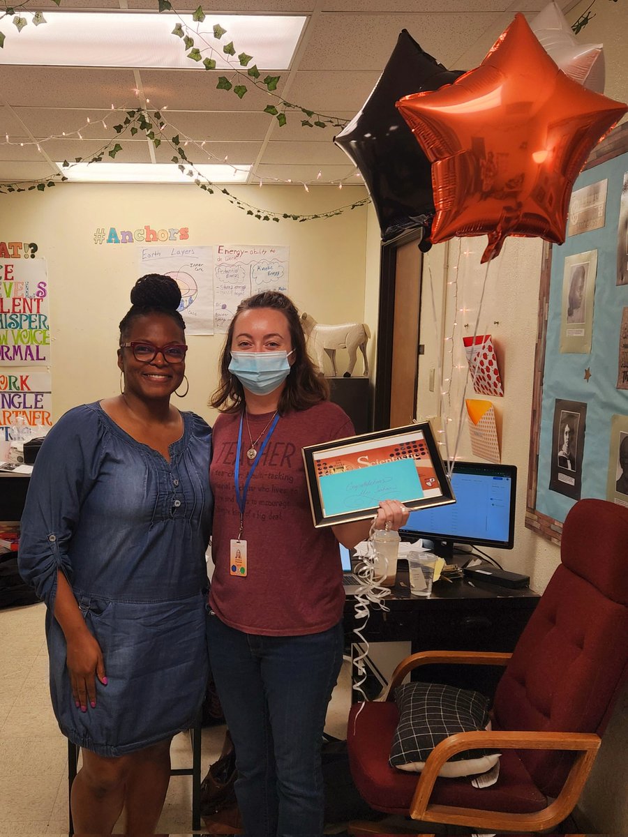 ExquisiteE2013's tweet photo. Congratulations to Mrs. Trahan, the recipient of our 5th Six Weeks Scientastic Teacher Award! Her  facilitation of authentic student-centered learning experiences is impeccable! #YouRoarInScience @rickylwesson @LISDInstruction @drcasscarr @LancasterISD @akperera @DrMarcusJackson https://t.co/0RMT7y1FJs