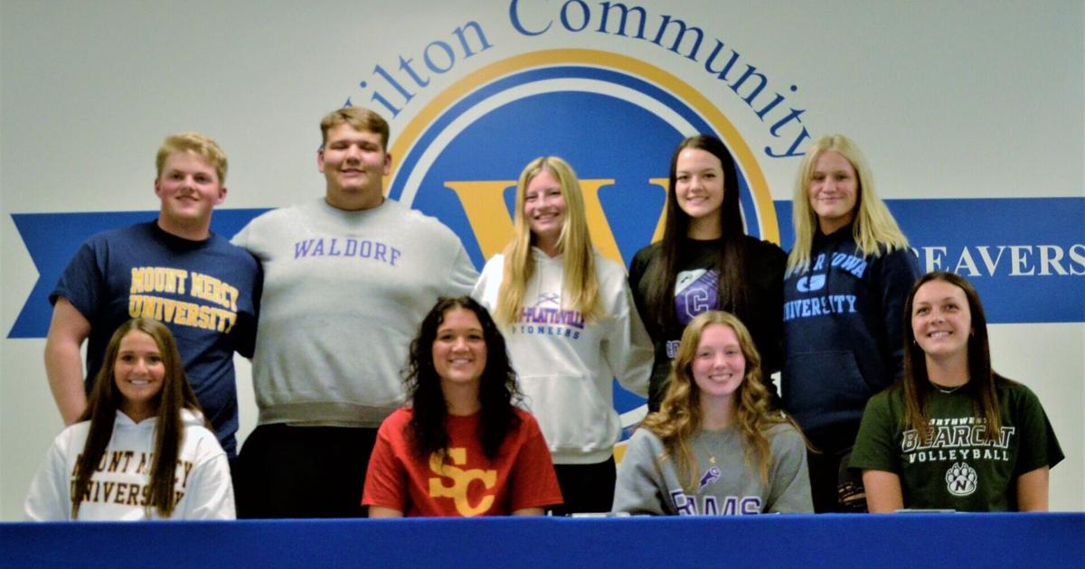 Wilton recognized student-athletes playing at next level; L-M's Corbin set for Upper Iowa dlvr.it/SPN2hX