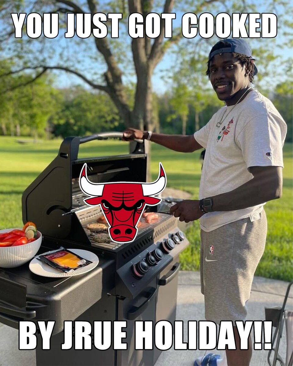 Bucks's tweet image. 38 degrees is perfect grilling weather.