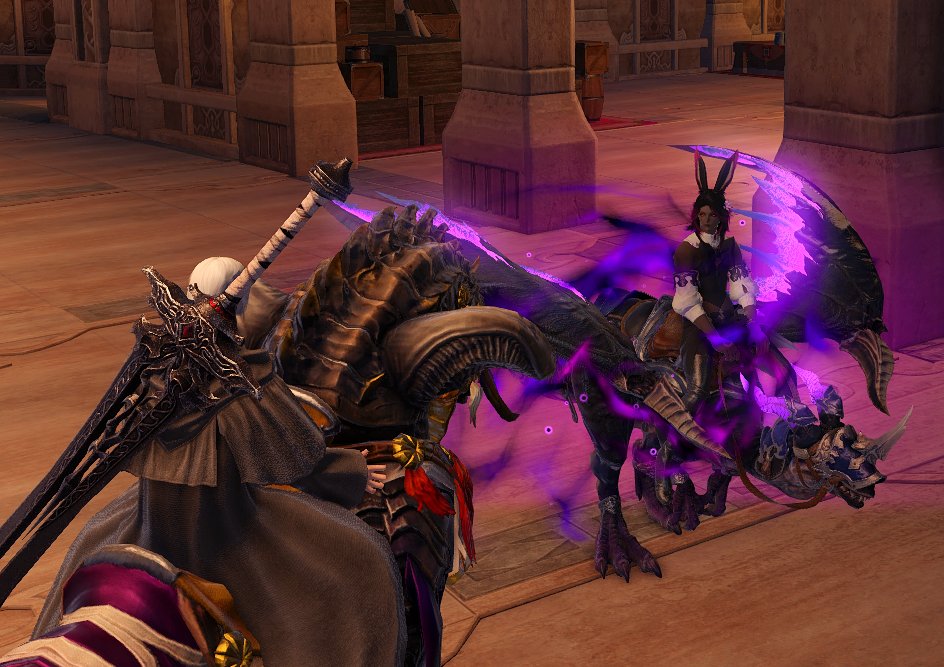 Like my dragon? I got it for beating up some old guy.