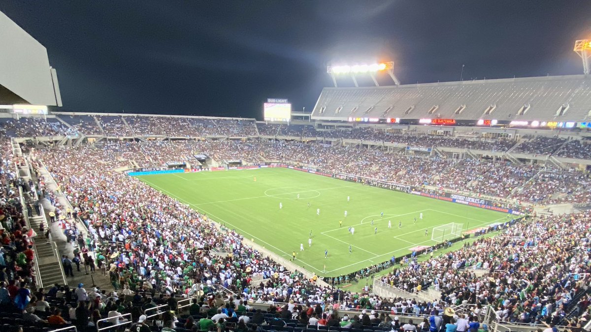 37,311 en #Orlando para #Mexico v #Guatemala