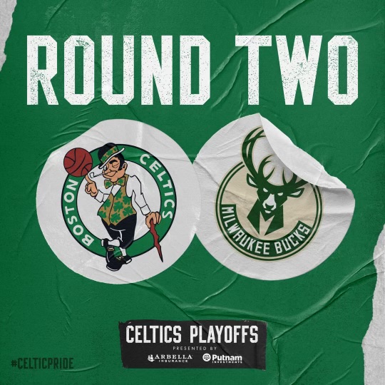 celtics's tweet photo. Round 2 matchup set ✅ https://t.co/CbtjM0ifDo