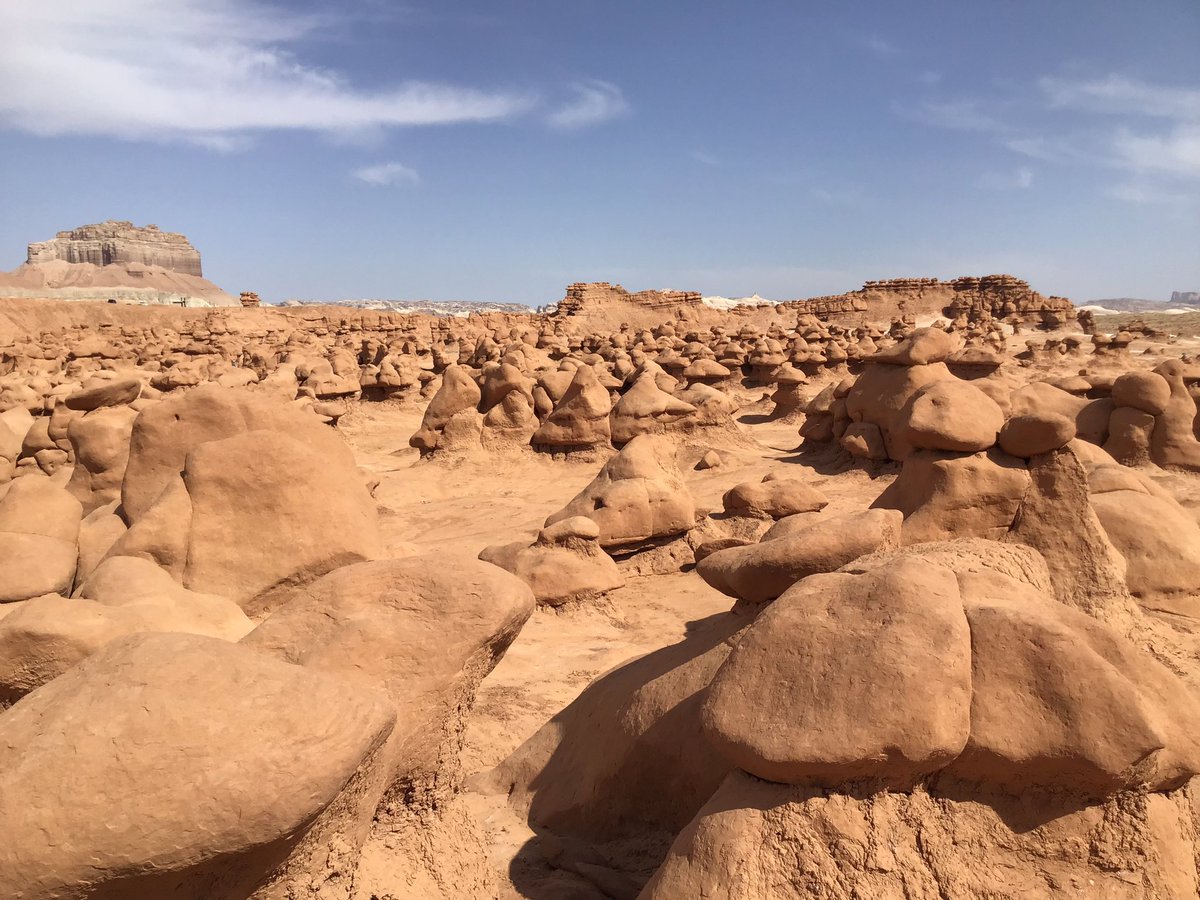 HeatherJSweet's tweet photo. Dead Horse Point hiking today 🥾❤️These legs are working hard but missing my Valbo workouts…as crazy as that sounds! Too beat up to do both🥵Goblin Valley today too…more hiking miles👍🥾❤️@MyPeakChallenge @RoadtripPeakers @MountainPeakers @SamHeughan @TwinnyJess #Run42forSam https://t.co/7LZeVDaG2r