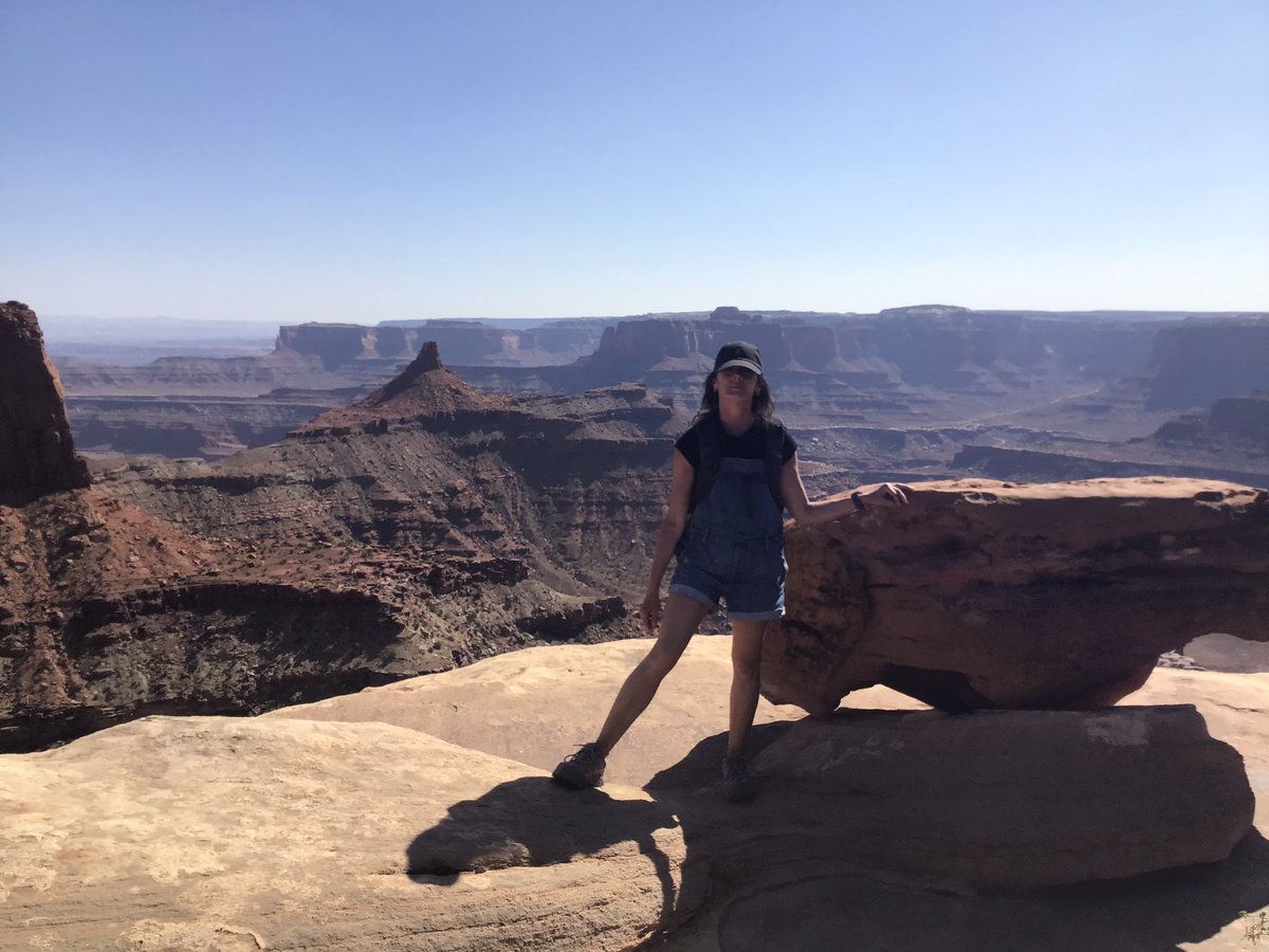 HeatherJSweet's tweet photo. Dead Horse Point hiking today 🥾❤️These legs are working hard but missing my Valbo workouts…as crazy as that sounds! Too beat up to do both🥵Goblin Valley today too…more hiking miles👍🥾❤️@MyPeakChallenge @RoadtripPeakers @MountainPeakers @SamHeughan @TwinnyJess #Run42forSam https://t.co/7LZeVDaG2r