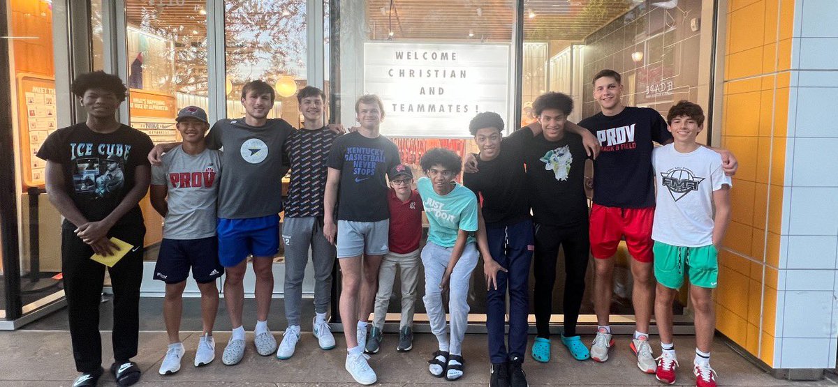 Prov_Hoops's tweet photo. In a world of transfer portal, NIL , and everybody looking out for #1, we are reminded by our main man Christian Gutierrez what team is all about. Love you Big C! #humbleandhungry #provpath https://t.co/8Ir8djfUQQ