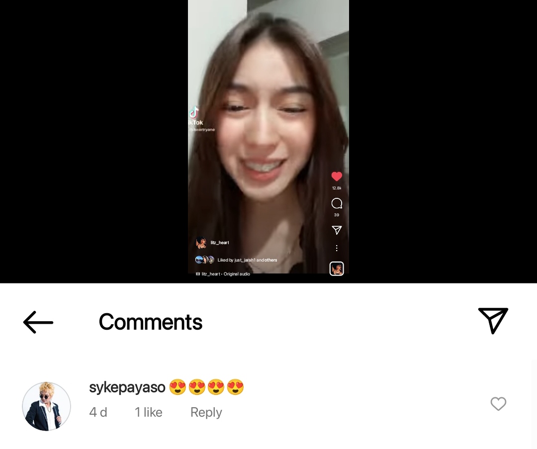 MyOnlyGirl123's tweet photo. @norsaida_acob @seriouz_bl4ck @LITZ_heart At hindi na din kasi nag cocoment c @_RENEJAY sa tiktok ni @LITZ_heart,kaya wala na reneheart, at may something fishy dito din dito sa dalawang to,kw na bahala sa sarili mo @_RENEJAY . https://t.co/LS6xYyjxEL