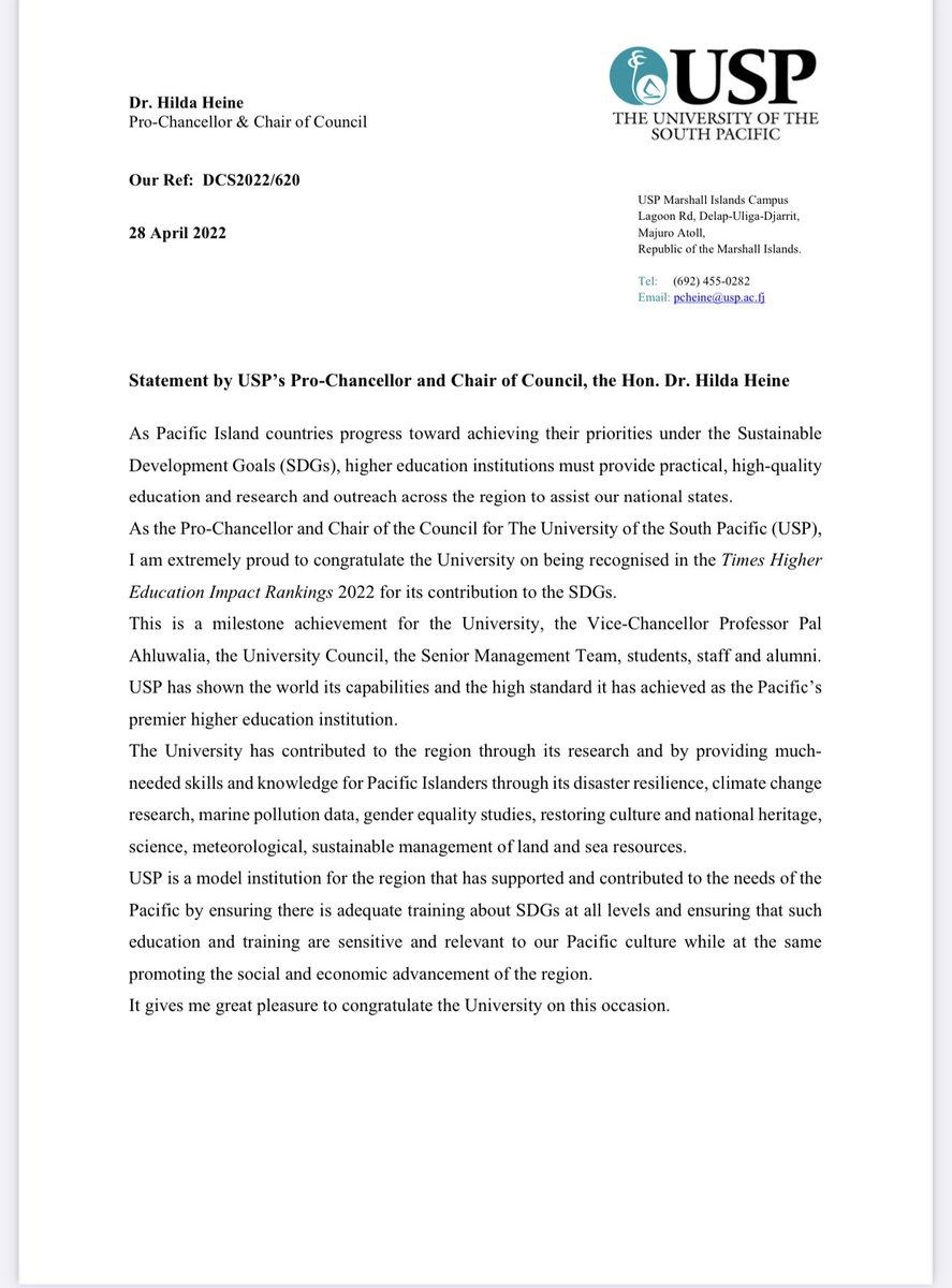 The USP Students’ Association tweet media
