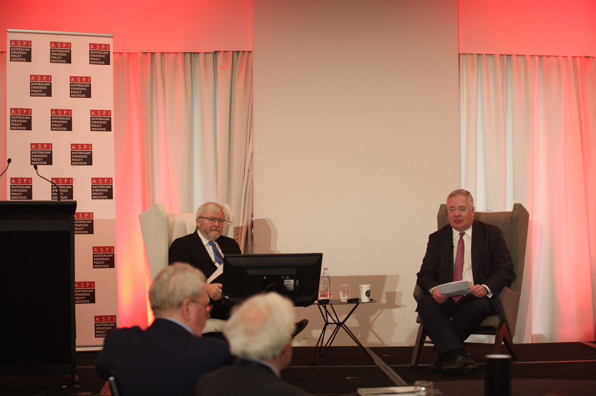 ASPI_org's tweet photo. Session 6 of the #ChinaMasterclass has begun!
We are delighted to welcome @MrKRudd, Australia’s 26th PM & President @AsiaSociety @AsiaPolicy for a conversation with Peter Jennings on US-China relations
Follow this thread for highlights from the discussion ⬇️ https://t.co/OCN2jYov26