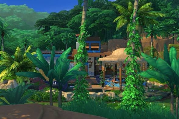 LilacLydiaDeetz's tweet photo. I just shared the Vivid Villa Lot on #TheSims4 Gallery! https://t.co/6u6dgSOTGj