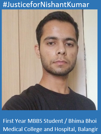 ravinders21's tweet photo. #JUSTICEFORNISHANTKUMAR
He remained a bright student. He qualified NEET (without coaching)in 1st attempt &amp; got admissions in MBBS at GMC. But due to carelessness of college management he faced severe ragging/ torture/harassment and lost his life. https://t.co/jjkTklcOpI