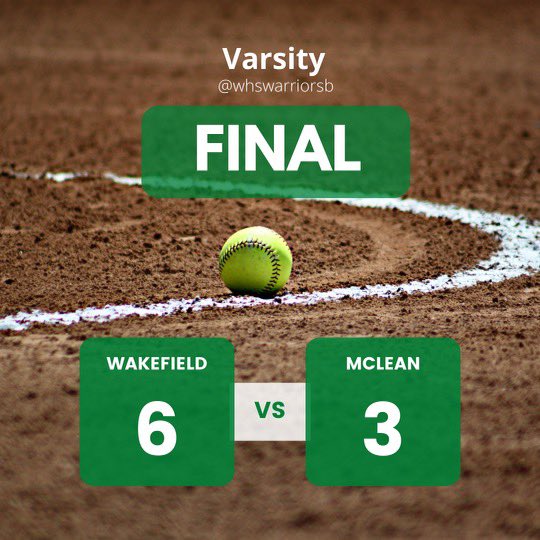 WHSWARRIORSB's tweet photo. BOOM!! @CarlsonDevyn blasts another 💣 &amp; 3RBI, @OFried &amp; @kayademarco had 3 &amp; 2 hits respectively, &amp; @MeijinPatil, @amaridabney0 , Olivia H &amp; @AbbyKohan each had hits. Kohan was absolutely dealing tonight!! 16K’s &amp; 0BB’s plus a gem on D. Great TEAM win! @WakeAthletics https://t.co/rP3KlAcjHD