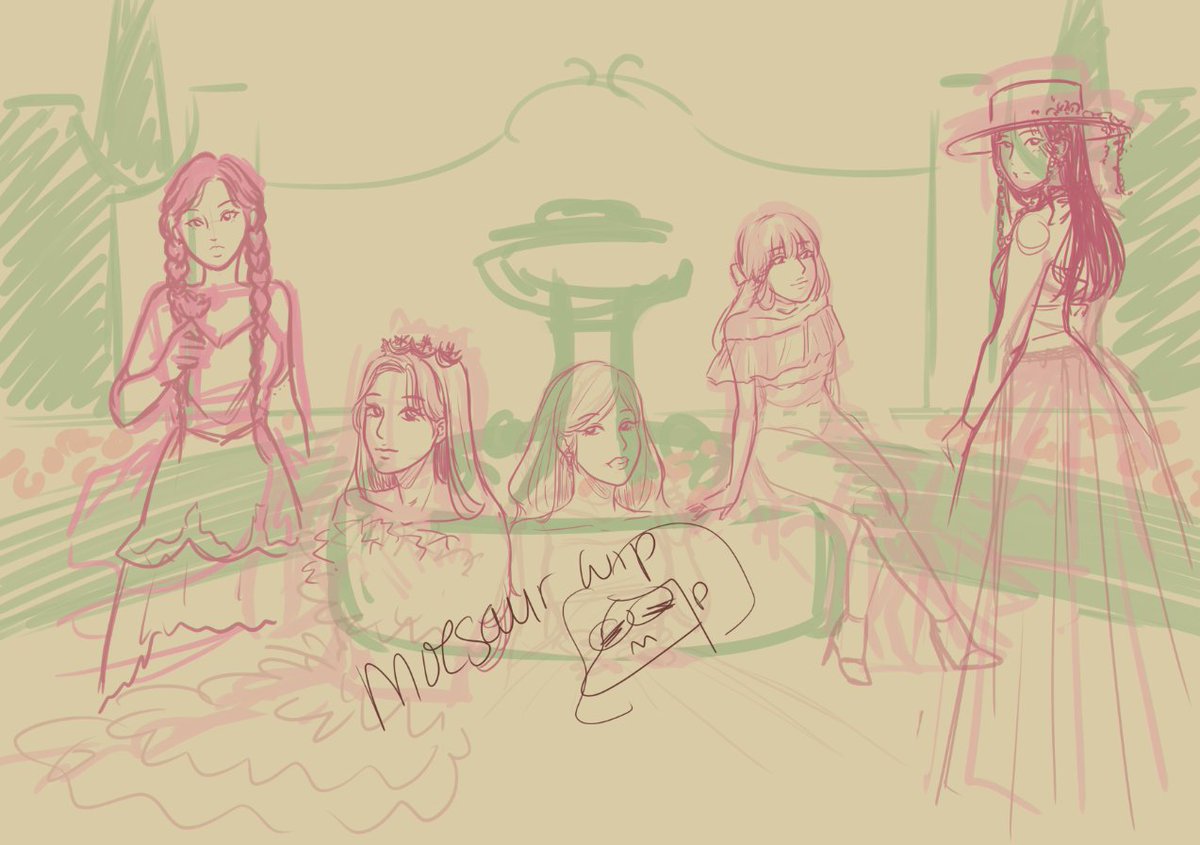 moesaurart's tweet photo. todays short 1 hr stream wips https://t.co/fS9PJK5Thc