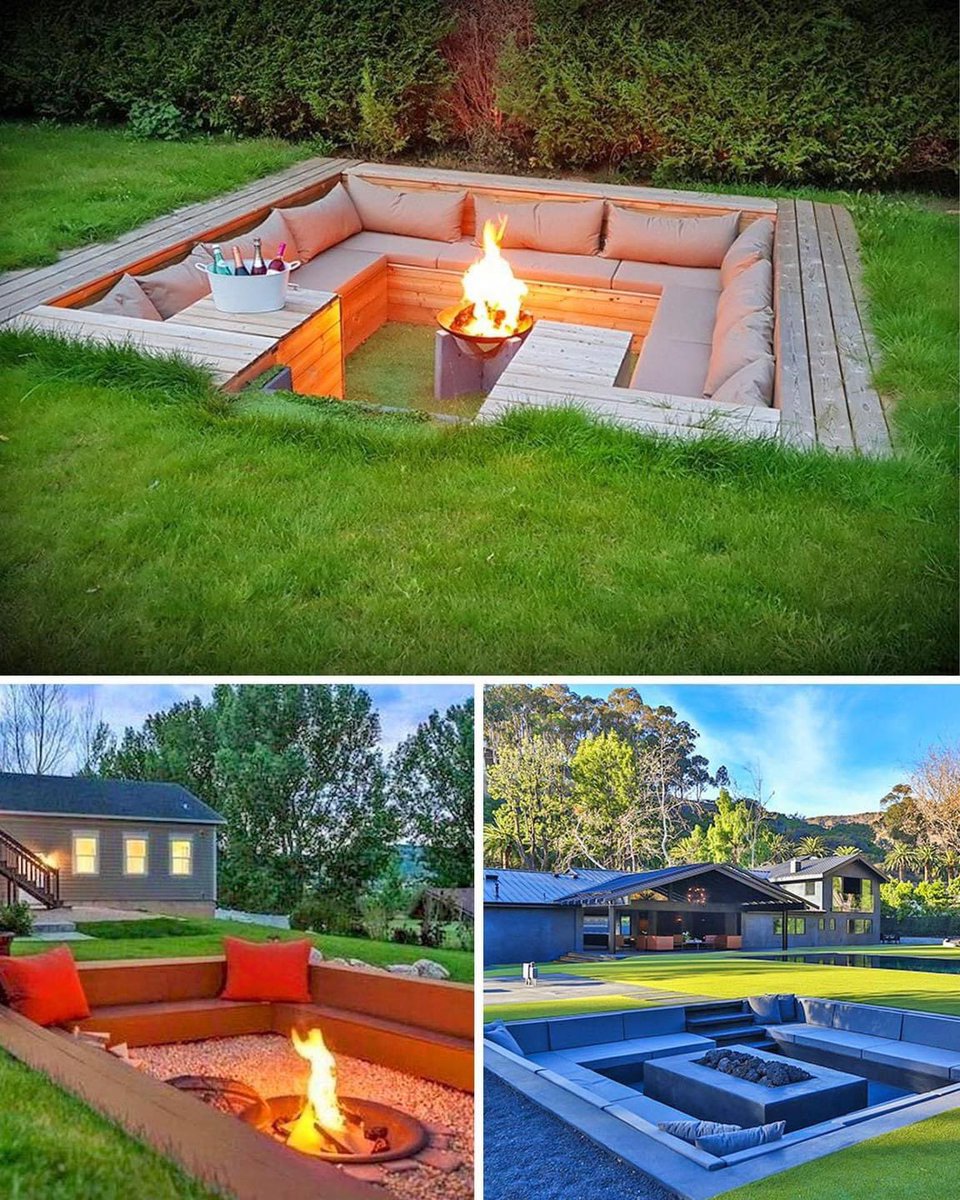 barndominium_us's tweet photo. Sunken fire pits >> https://t.co/jAgaAOTITF