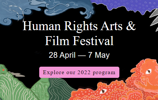 RKProBono's tweet photo. The @humanrightsfest will commence today, until the 7th of May. 

The program is excellent and jam-packed with amazing documentaries. It's a great opportunity to learn, reflect and support independent artists and their film.

More information - https://t.co/nZYp9s7ITw

#HRAFF2022 https://t.co/nUvDMHPOGT