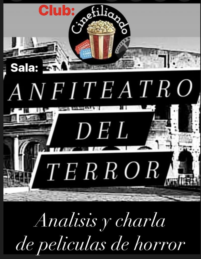 cinefiliandoCH's tweet photo. ¿Eres fan del  género de terror en el cine?
Entonces no debes perderte las sala de #AnfiteatrodelTerror en #Cinefiliando, todos los viernes por la noche ven a platicar con Ivonne Martínez y @Zetochu (1/3) https://t.co/YxsgrIlwY0