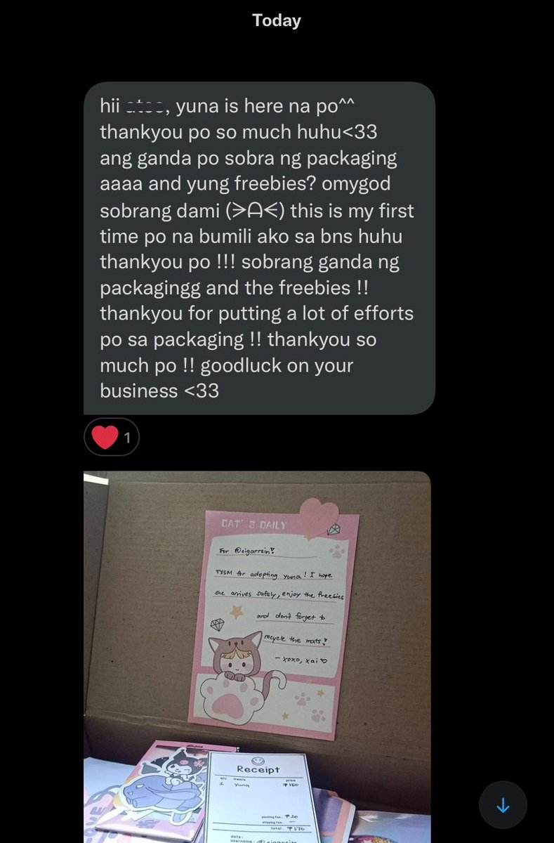 HEEJAYPRIO's tweet photo. ˗ˋ ୨୧ ˊ˗ :: 042822 feedback ‹𝟥
↳ #FROMXAI
tysm again ! until our next transaction po 🫶🏻 https://t.co/ATHtif7Te5