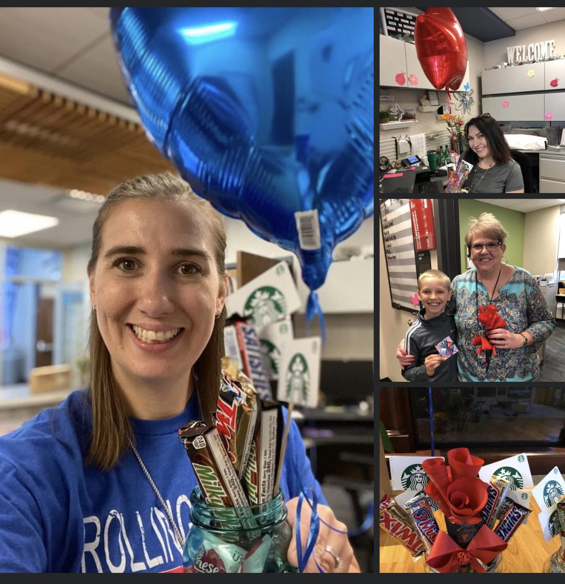 RocketsRR's tweet photo. Rolling Ridge has some of the best (yes, we’re biased) administrative professionals around. We decided that one day was not enough so we’ve been celebrating all week! These ladies keep our school running and our Rockets learning. Thank you for all you do! 🚀❤️💙 https://t.co/sxlxpmLGKB