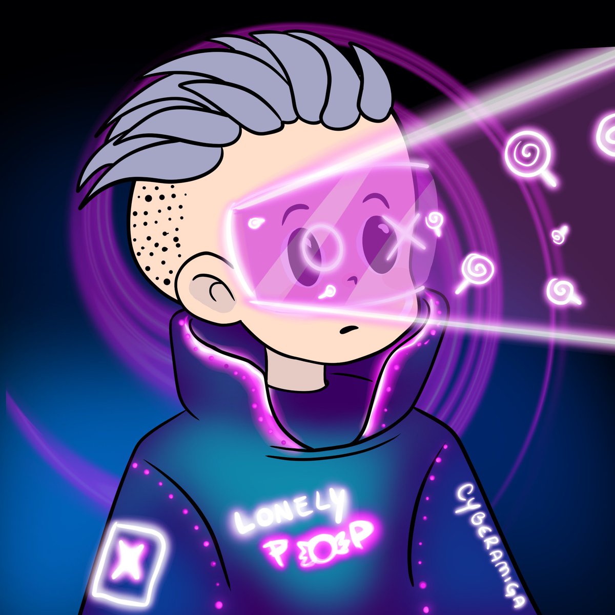 Cyberamiga_'s tweet photo. #LonelyPopFanArt #lonelytogether 
This project has encouraged the punk art that I have inside! happy to enter in your pop universe. 
Wgmi ! 

@LonelyPopNFT @BushRobins @0xstudio 

cyberamiga#8681 https://t.co/Iw25J1Fmpm