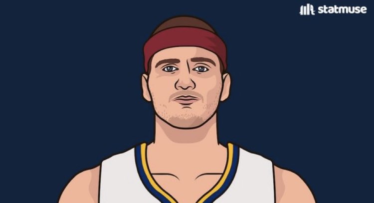 Jokic has 10 rebounds so far… it’s only the first quarter…