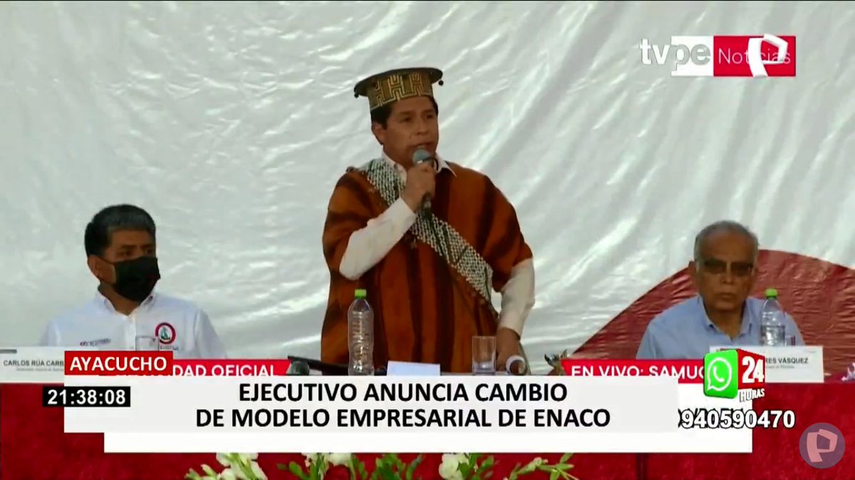 PanamericanaTV's tweet photo. 🔴 #EnVivo | #Ejecutivo anuncia cambio de modeelo empresarial de #Enaco #PanamericanaTelevisión #PanamericanaNoticias #24Horas | Más detalles en ► https://t.co/NDeYp3E0yA #ClaudiaChiroque https://t.co/tGnY9g5PFY