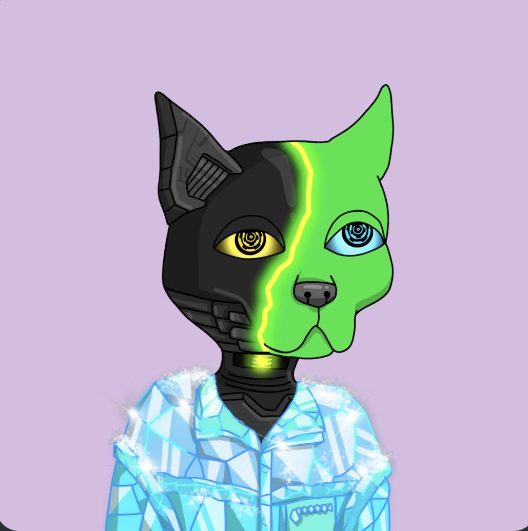 No 4 Cat Clone in 24 hours…by far-the most dope trait in my opinion. Alien Green Fur! What my GANG GANG think?!
<a href="/GutterCatGang/">Gutter Cat Gang</a>