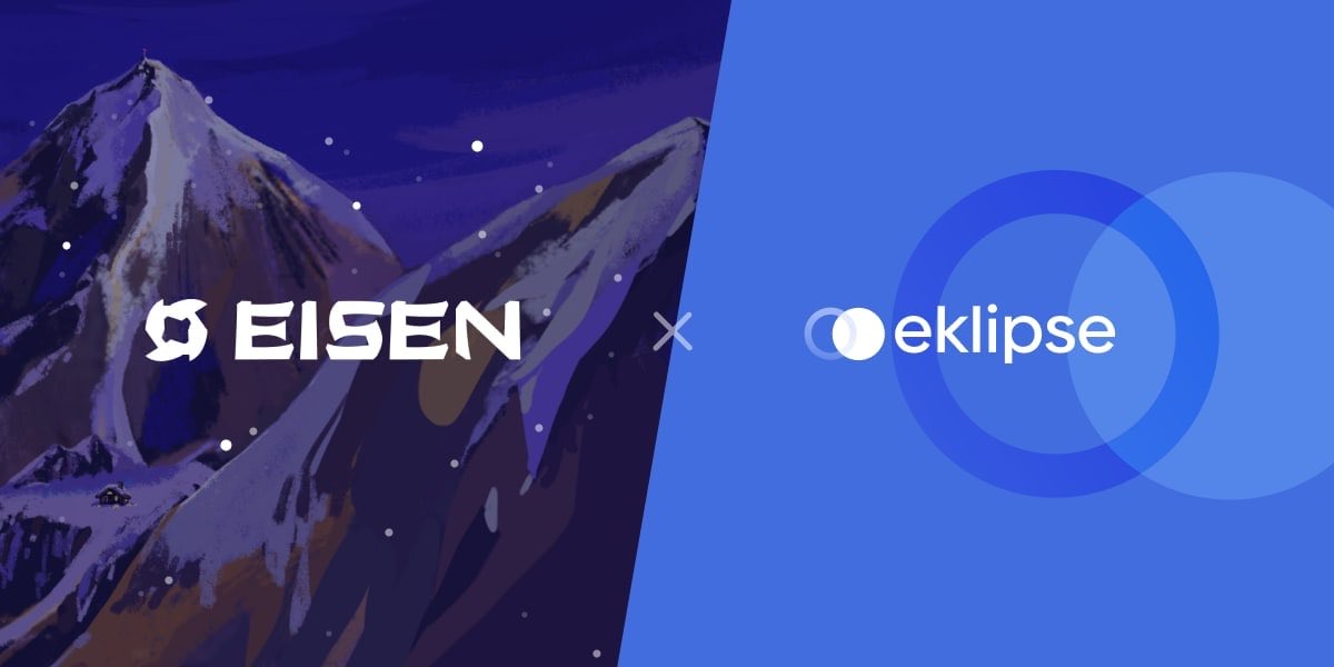 🚀EiSEN Finance X eklipse
Official Partnership Announcement
We are too thrilled to announce our Official Partnership with @EisenFinance 
이클립스는 아이젠파이낸스와 전략적 파트너십을 체결했습니다. 양 사는 router contract등의 기술 개발 협의를 진행하였습니다.